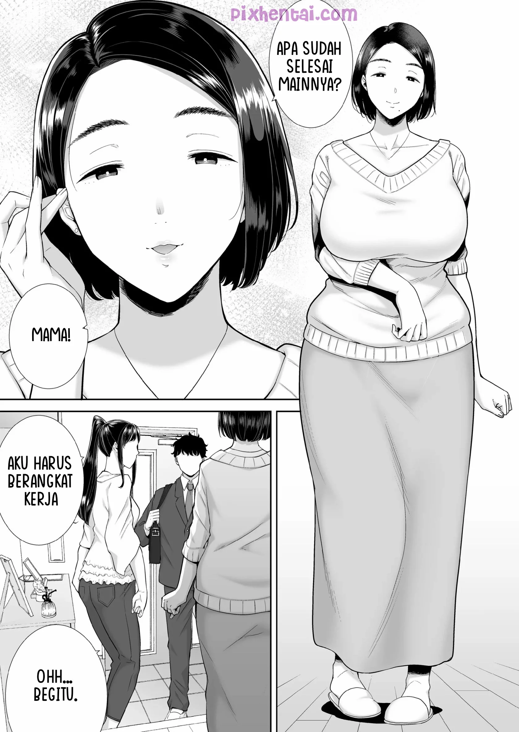 Komik hentai xxx manga sex bokep KanoMama Syndrome Mamanya Pacarku sangat Menggoda 4